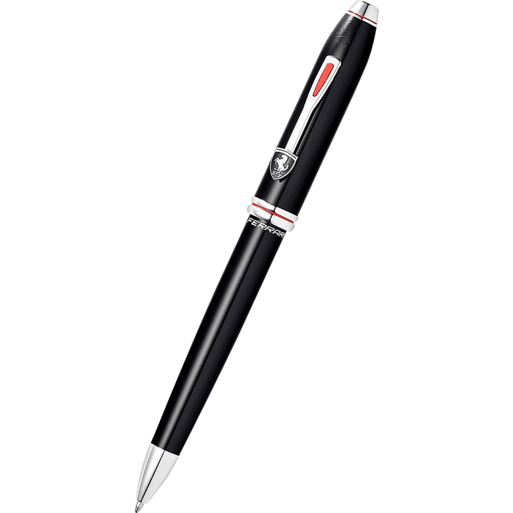 On Sale: Cross Townsend Ballpoint Pen - Scuderia Ferrari - Glossy Black - Rhodium Trim - Pen Boutique Ltd