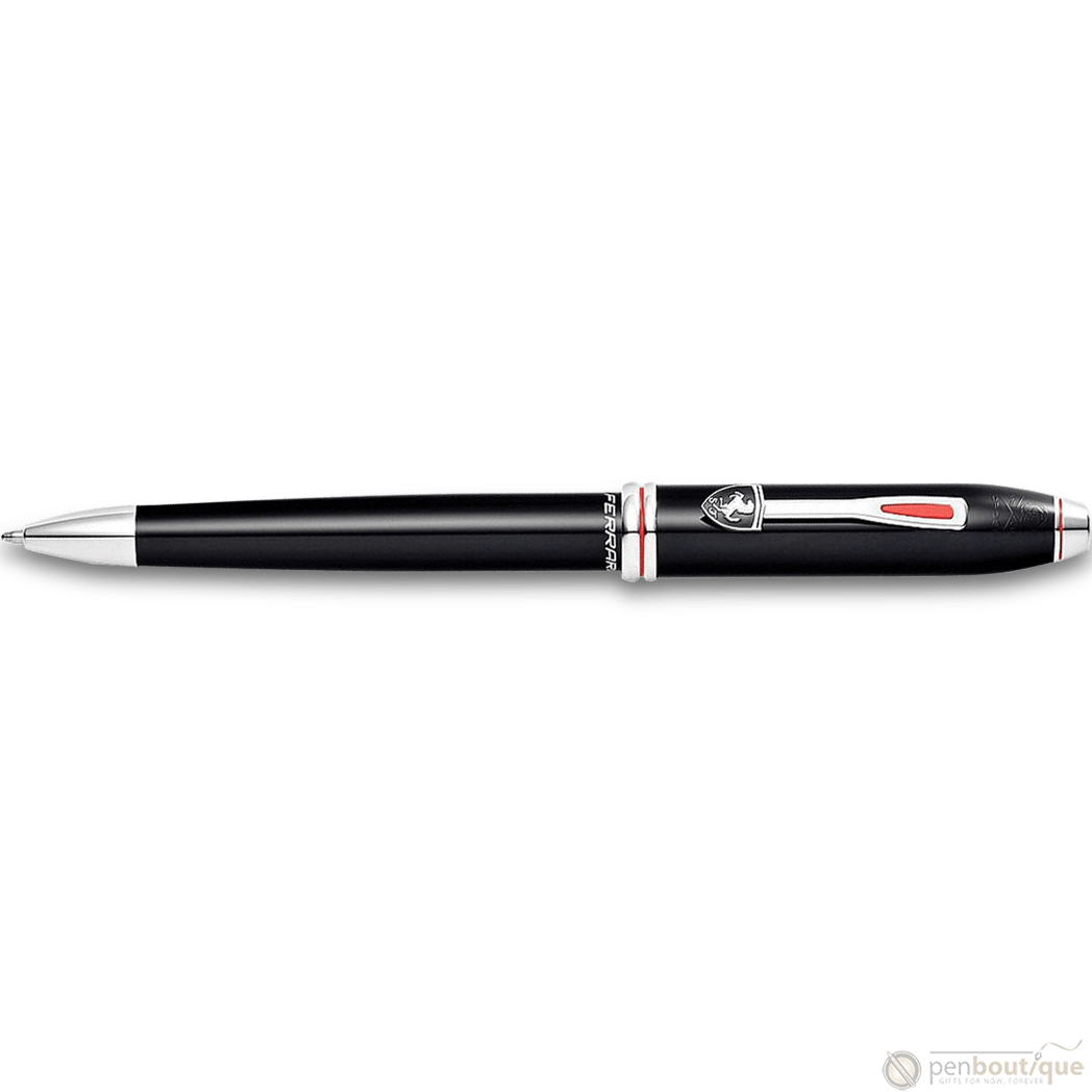 On Sale: Cross Townsend Ballpoint Pen - Scuderia Ferrari - Glossy Black - Rhodium Trim - Pen Boutique Ltd