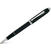 Cross Townsend Fountain Pen - Black Lacquer - Rhodium Trim-Pen Boutique Ltd