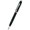 Cross Townsend Fountain Pen - Black Lacquer - Rhodium Trim-Pen Boutique Ltd