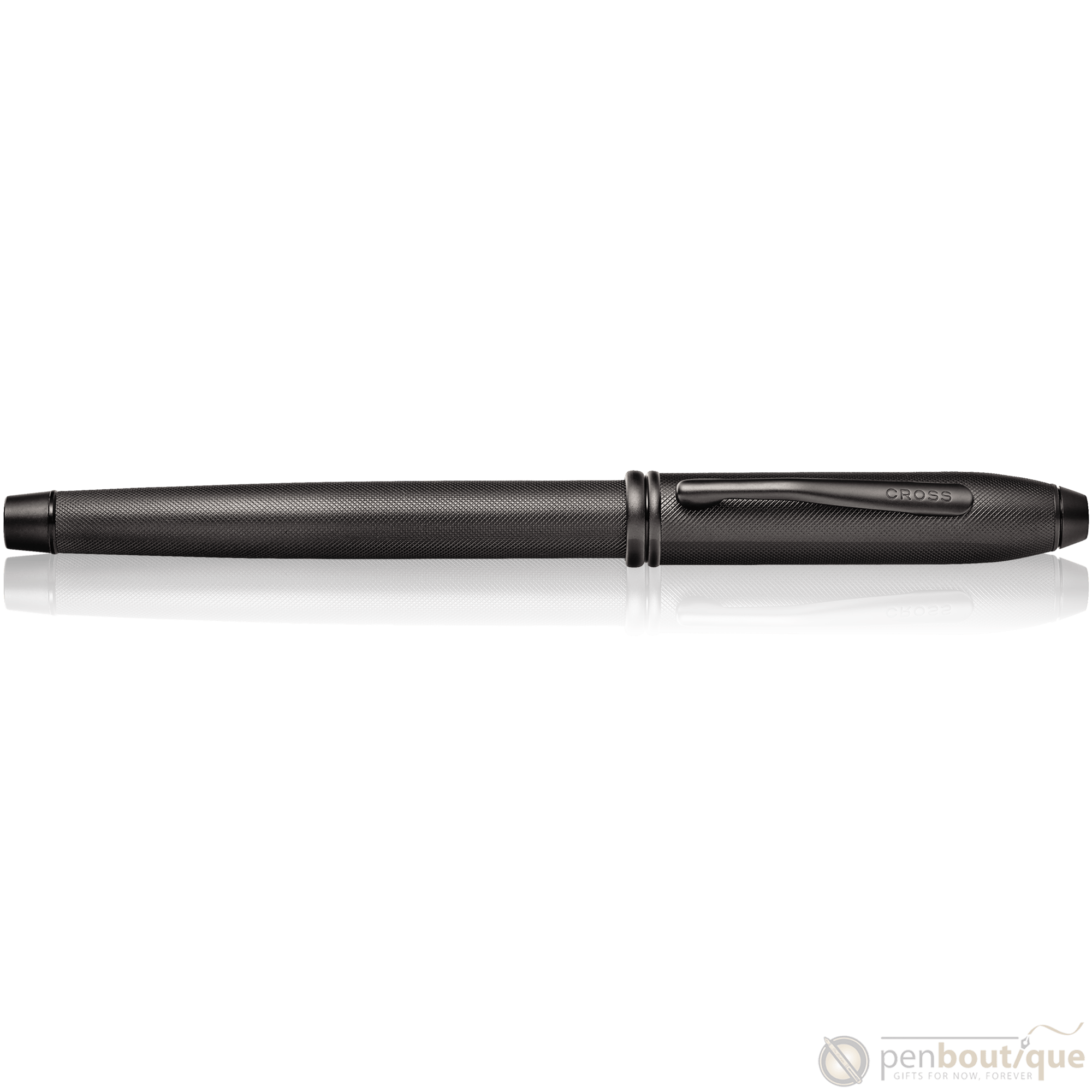 Cross Townsend Fountain Pen - Black Micro Knurl - Pen Boutique Ltd