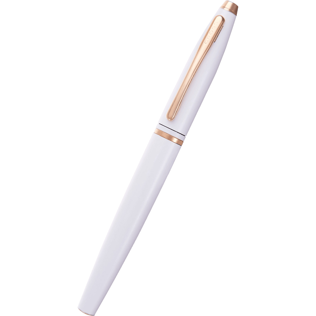 Cross Calais Fountain Pen - Light White - Medium - Pen Boutique Ltd