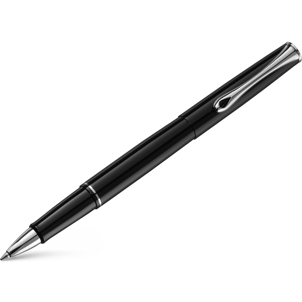 Diplomat Esteem Rollerball Pen - Black Lacquer - Pen Boutique Ltd