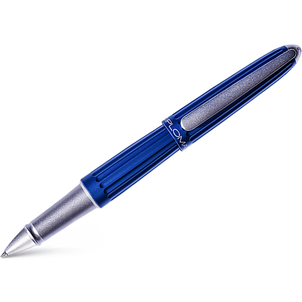 Diplomat Aero Rollerball Pen - Blue - Pen Boutique Ltd