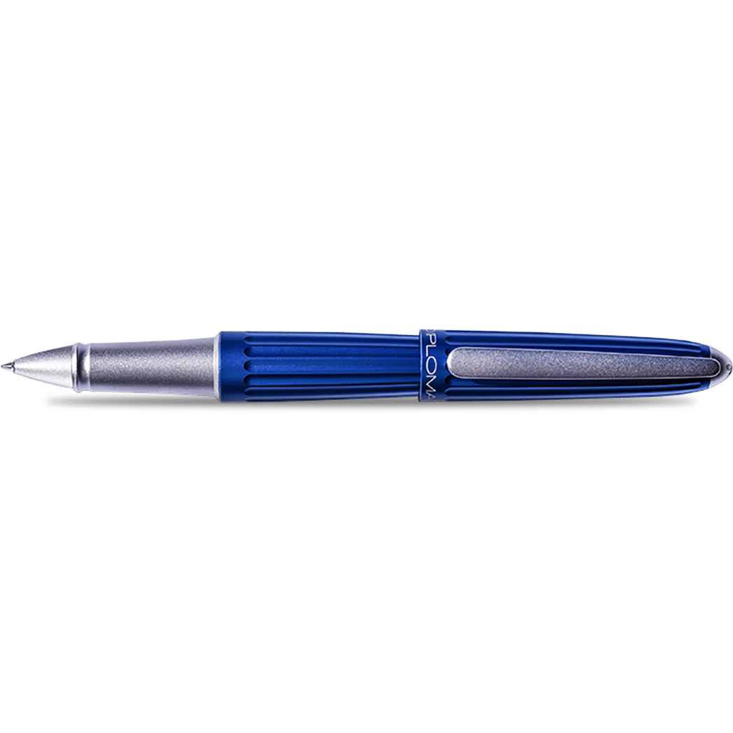 Diplomat Aero Rollerball Pen - Blue - Pen Boutique Ltd