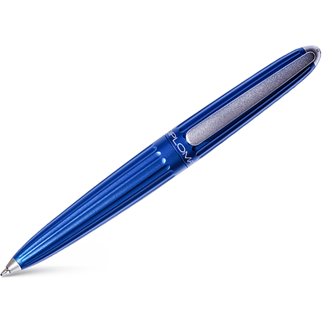 Diplomat Aero Ballpoint Pen - Blue - Pen Boutique Ltd