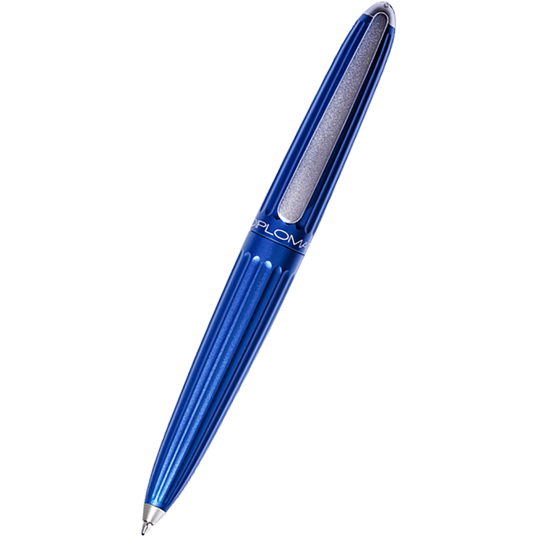 Diplomat Aero Ballpoint Pen - Blue - Pen Boutique Ltd