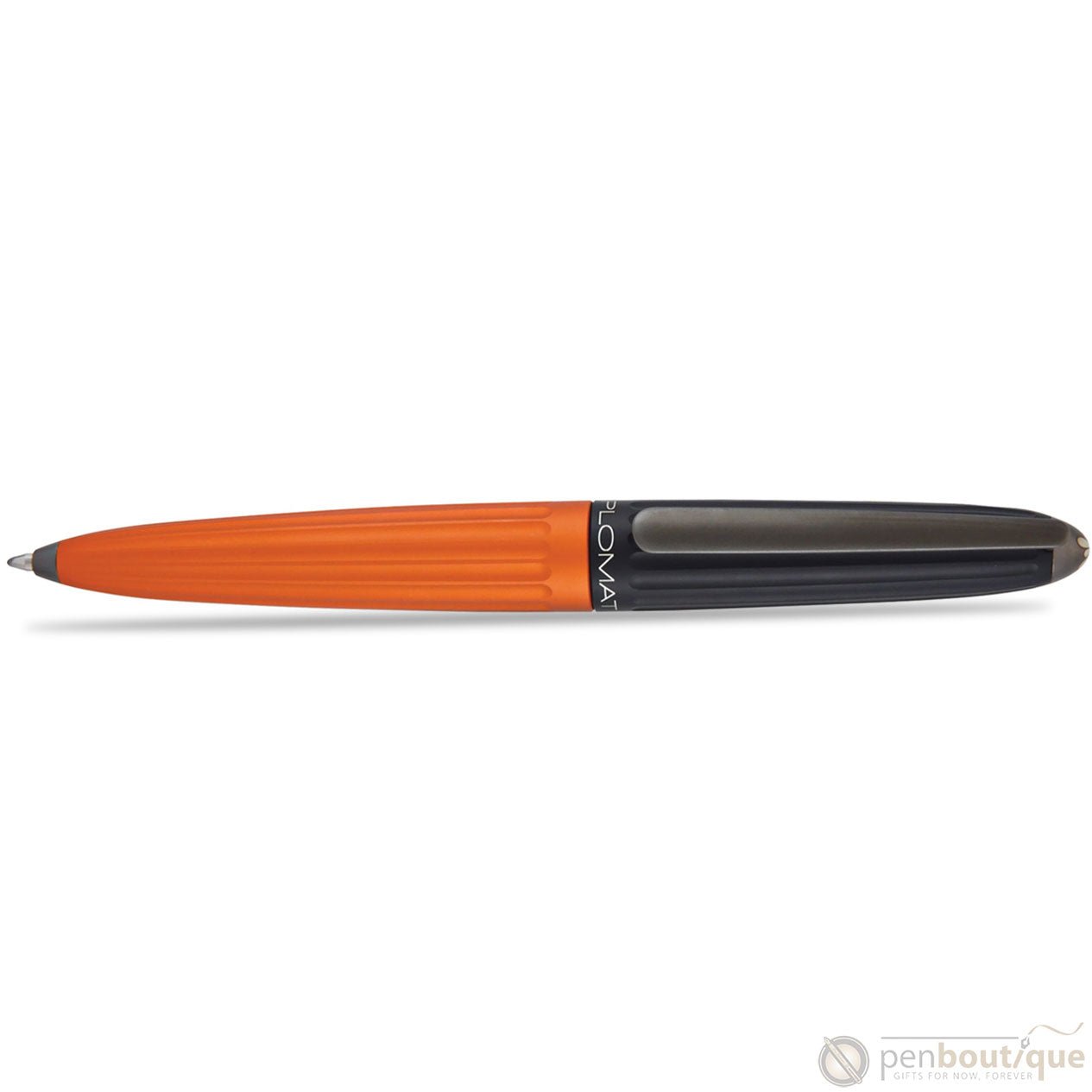 Diplomat Aero Ballpoint Pen - Black/Orange - Pen Boutique Ltd