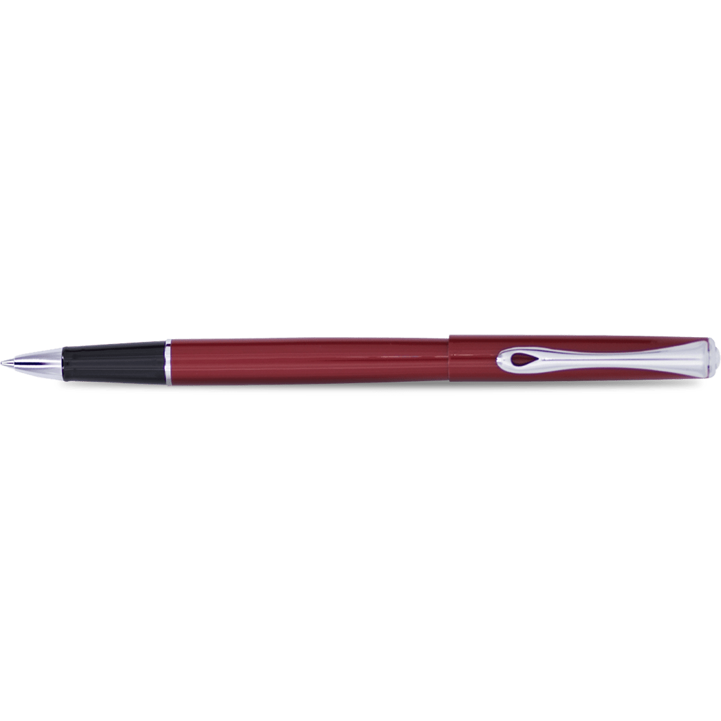 Diplomat Traveller Rollerball Pen - Dark Red - Pen Boutique Ltd