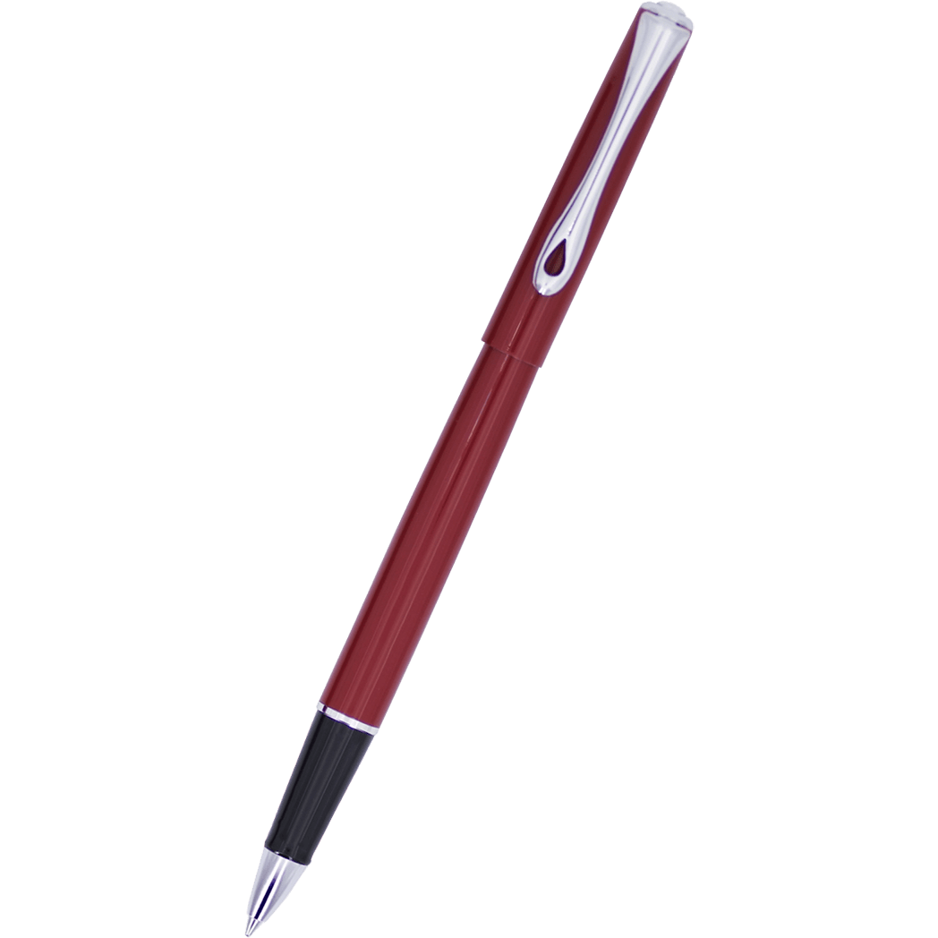 Diplomat Traveller Rollerball Pen - Dark Red - Pen Boutique Ltd
