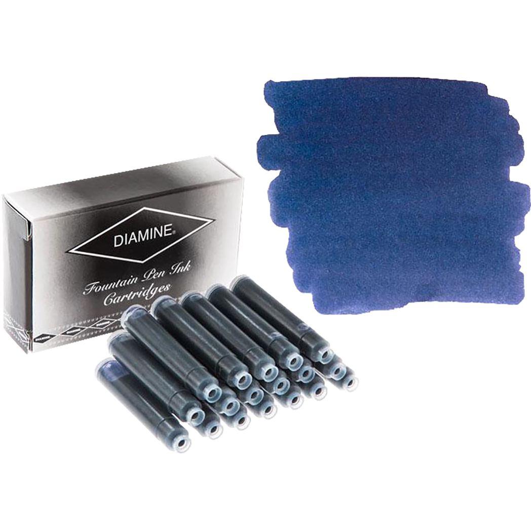 Diamine Midnight Ink Cartridges 18/pk-Pen Boutique Ltd