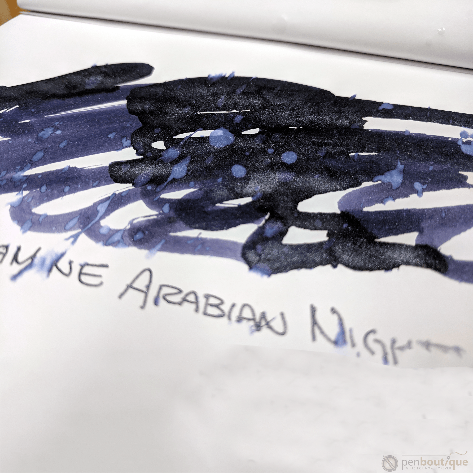 Diamine Shimmer Ink 50 ml Arabian Nights - Silver shimmer - Pen Boutique Ltd