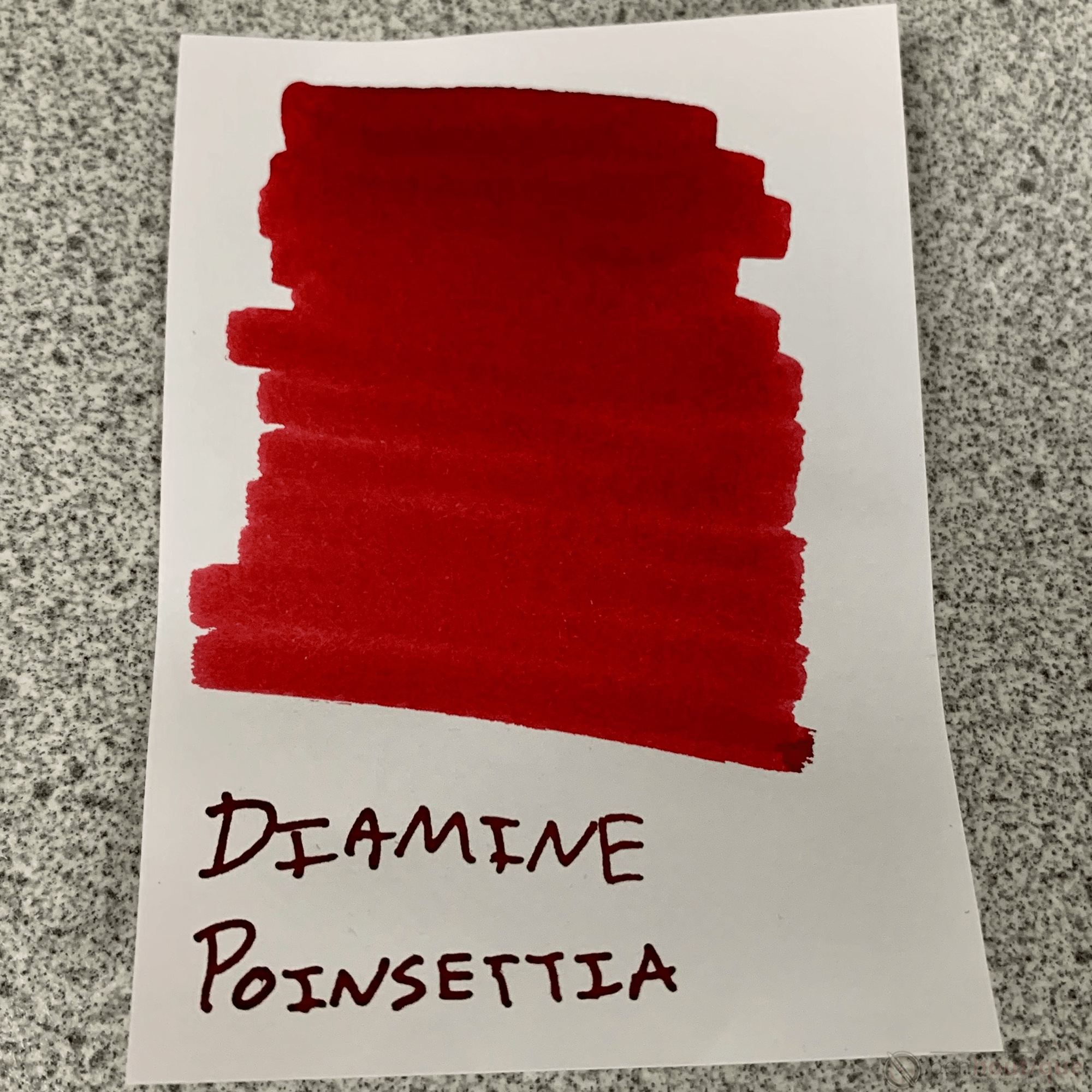 Diamine Ink Bottle - 2019 Inkvent - Blue Edition - Standard Ink Bottle - Standard - Poinsettia - 50ml - Pen Boutique Ltd