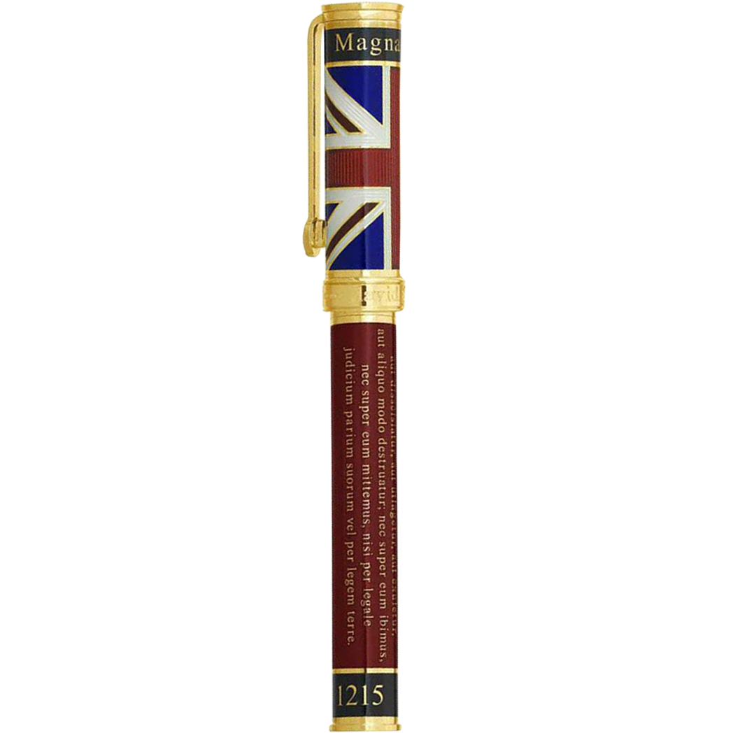 David Oscarson Magna Carta Fountain Pen - Translucent Ruby-Pen Boutique Ltd