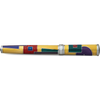 David Oscarson 15th Anniversary/American Art Deco Rollerball Pen - Translucent Amber with Multi-colored Enamel-Pen Boutique Ltd