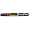 David Oscarson 15th Anniversary/American Art Deco Rollerball Pen - Translucent Violet with Multi-colored Enamel-Pen Boutique Ltd