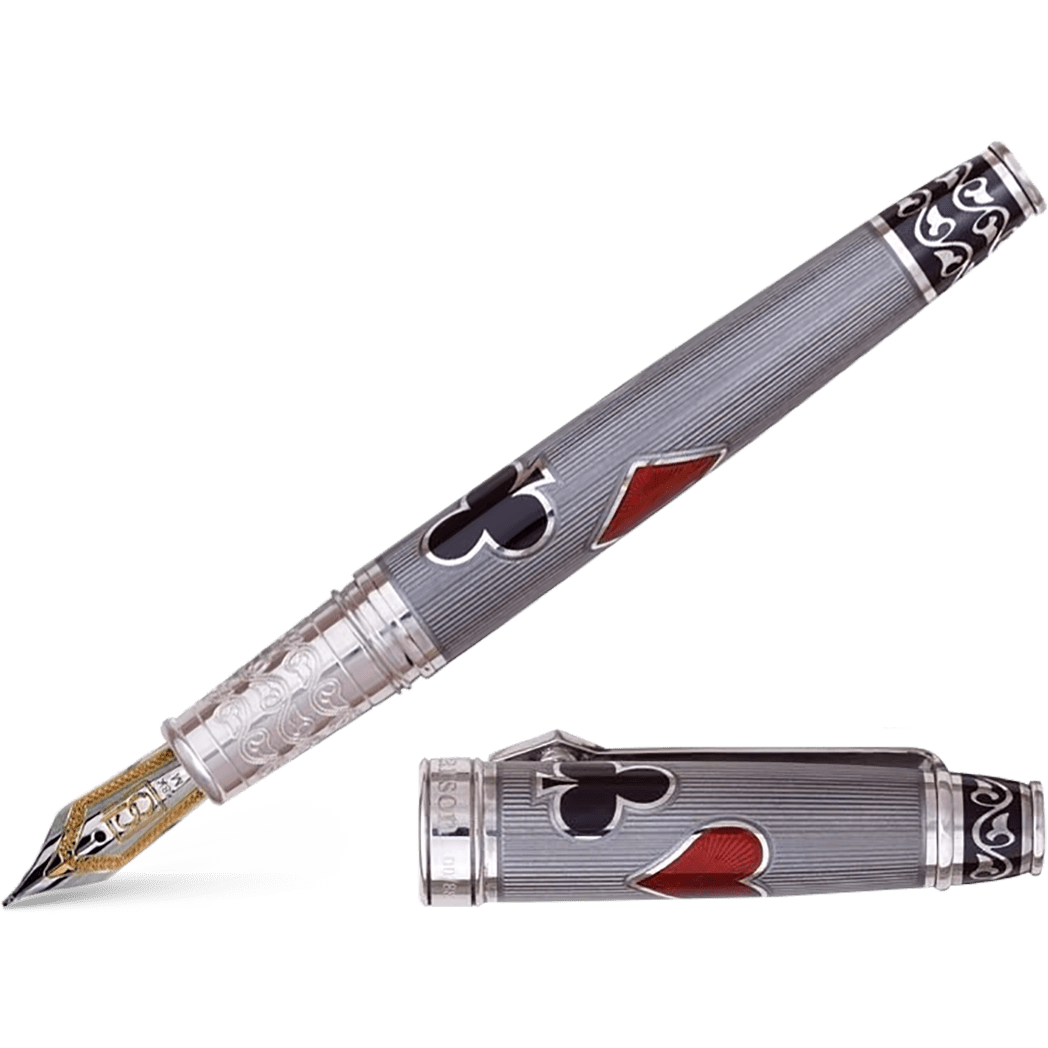 David Oscarson Les Quatre Couleurs Fountain Pen - Translucent Grey - Pen Boutique Ltd
