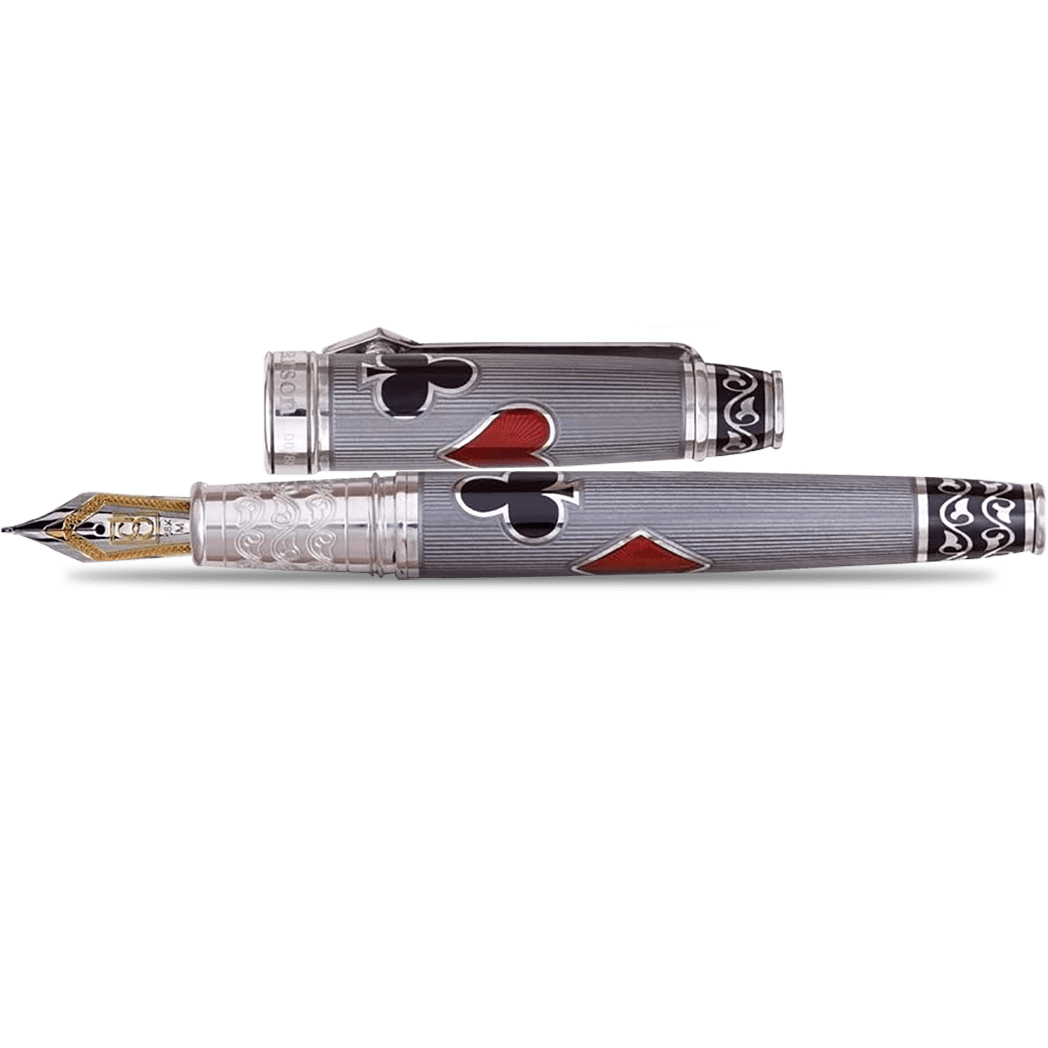 David Oscarson Les Quatre Couleurs Fountain Pen - Translucent Grey - Pen Boutique Ltd