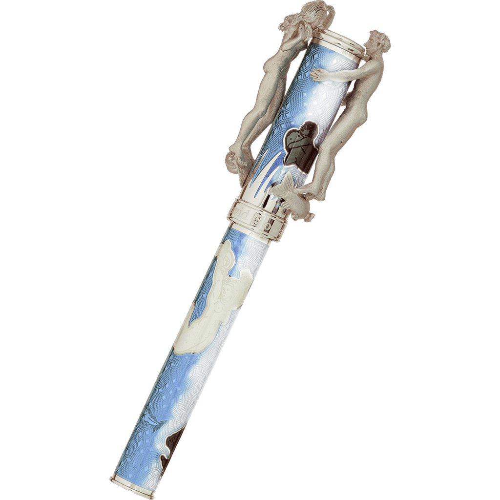 David Oscarson Marriage of the Waters Rollerball Pen - Sapphire - Pen Boutique Ltd