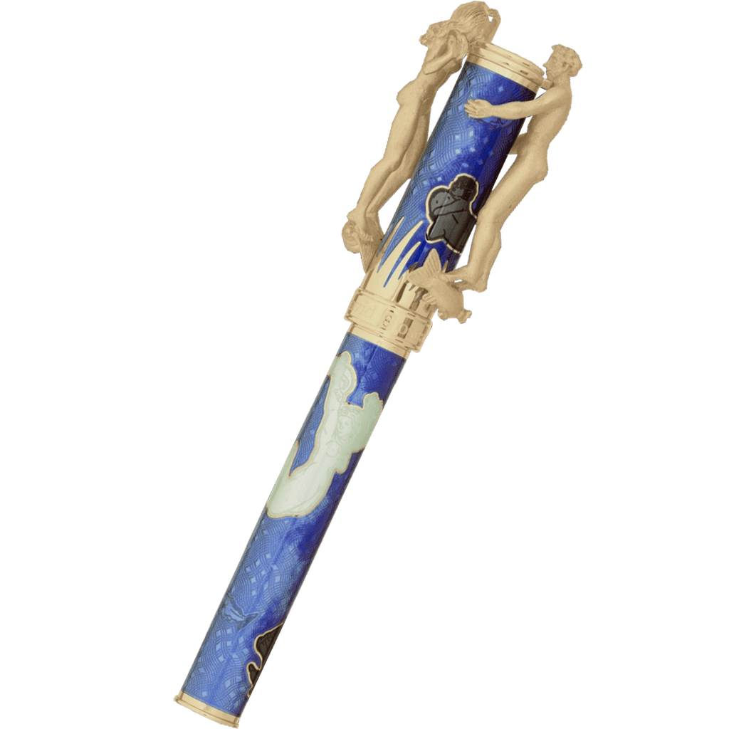 David Oscarson Marriage of the Waters Rollerball Pen - Azure Blue - Pen Boutique Ltd
