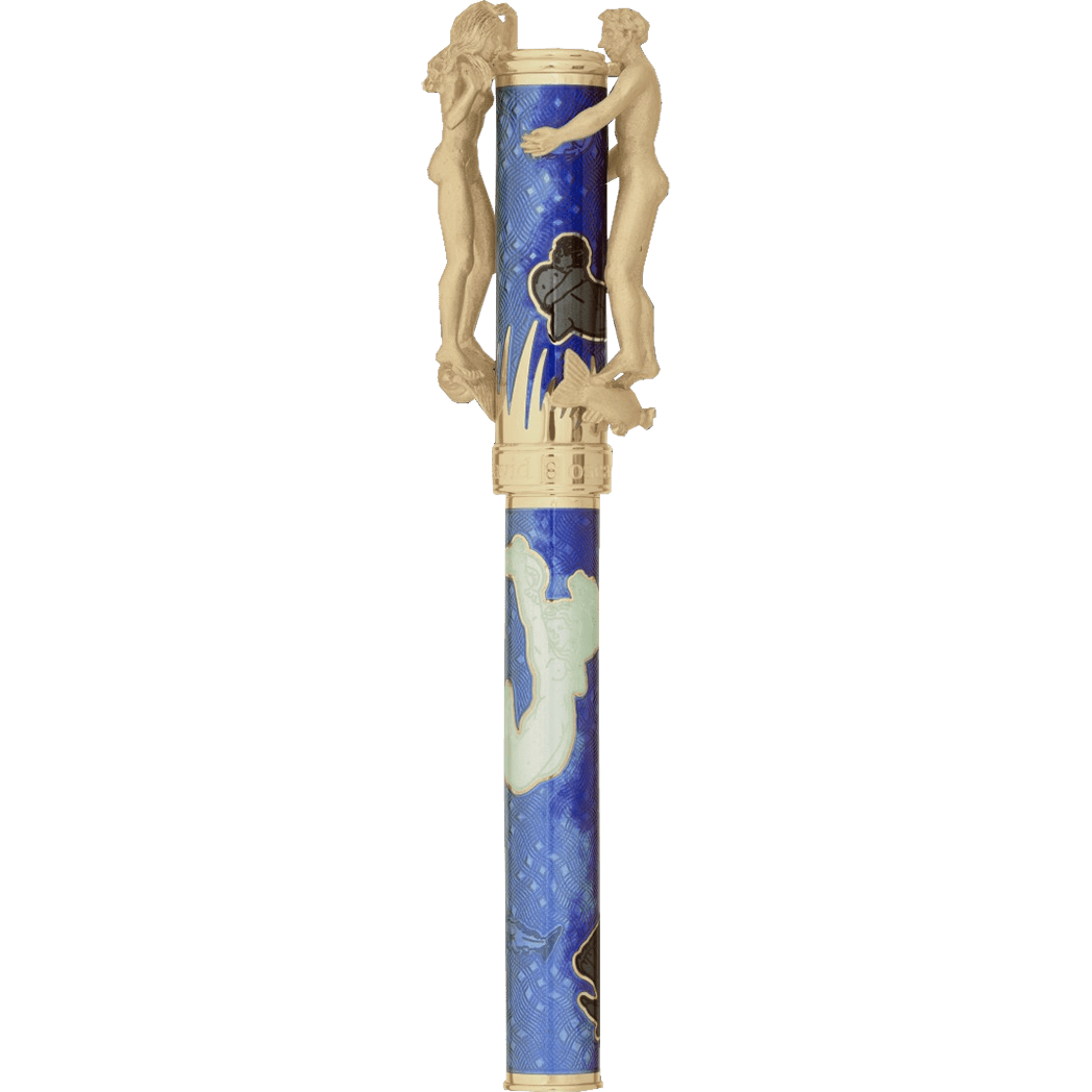 David Oscarson Marriage of the Waters Rollerball Pen - Azure Blue - Pen Boutique Ltd