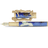 David Oscarson Marriage of the Waters Fountain Pen - Azure Blue - Pen Boutique Ltd