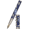 David Oscarson Sea Turtle Fountain Pen - Sapphire Blue - Pen Boutique Ltd