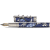 David Oscarson Sea Turtle Fountain Pen - Sapphire Blue - Pen Boutique Ltd