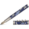 David Oscarson Sea Turtle Fountain Pen - Sapphire Blue - Pen Boutique Ltd