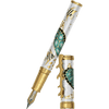 David Oscarson Sea Turtle Fountain Pen - White - Pen Boutique Ltd