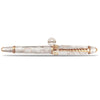 David Oscarson Seaside Rollerball Pen - Limited Edition - White Sand/Rose Gold Vermeil - Pen Boutique Ltd