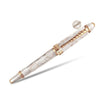 David Oscarson Seaside Rollerball Pen - Limited Edition - White Sand/Rose Gold Vermeil - Pen Boutique Ltd