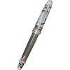 David Oscarson Deus Regit Rollerball Pen - Gray - Silver Trim - Pen Boutique Ltd