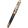 David Oscarson Deus Regit Rollerball Pen - Moss Black - Gold Trim - Pen Boutique Ltd