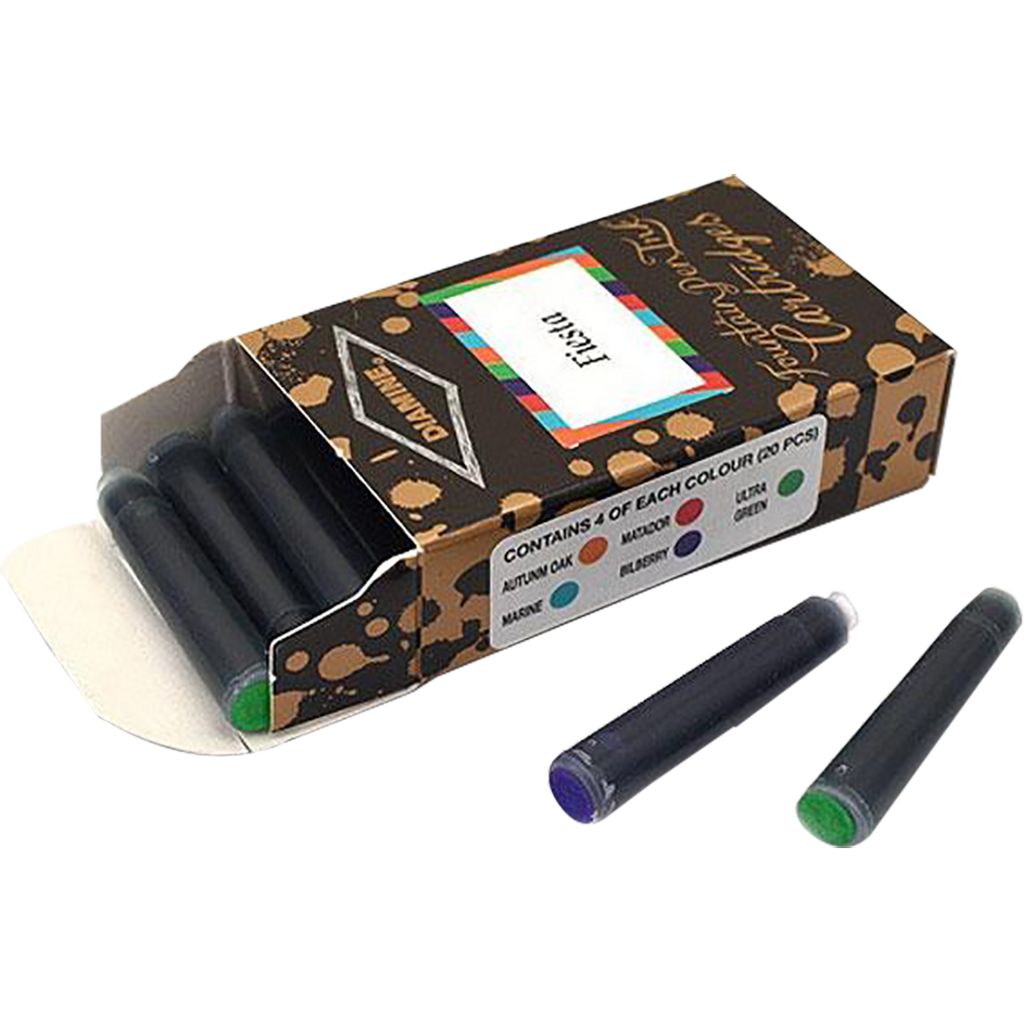 Diamine Fiesta Ink Cartridge Set-Pen Boutique Ltd