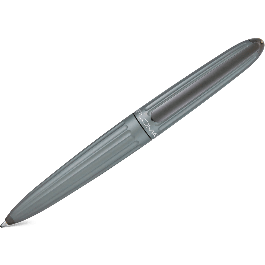 Diplomat Aero Ballpoint Pen - Grey - Pen Boutique Ltd