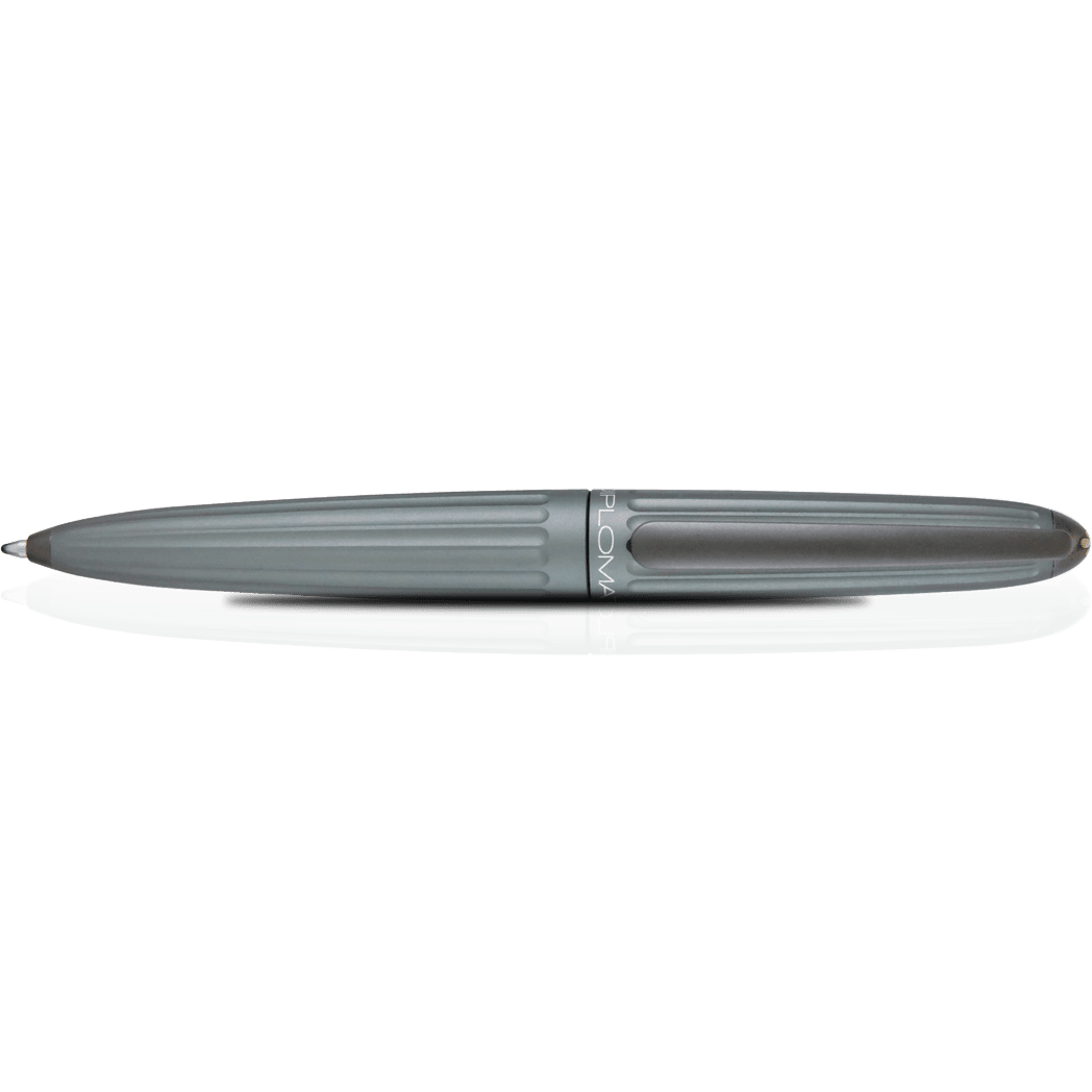 Diplomat Aero Ballpoint Pen - Grey - Pen Boutique Ltd