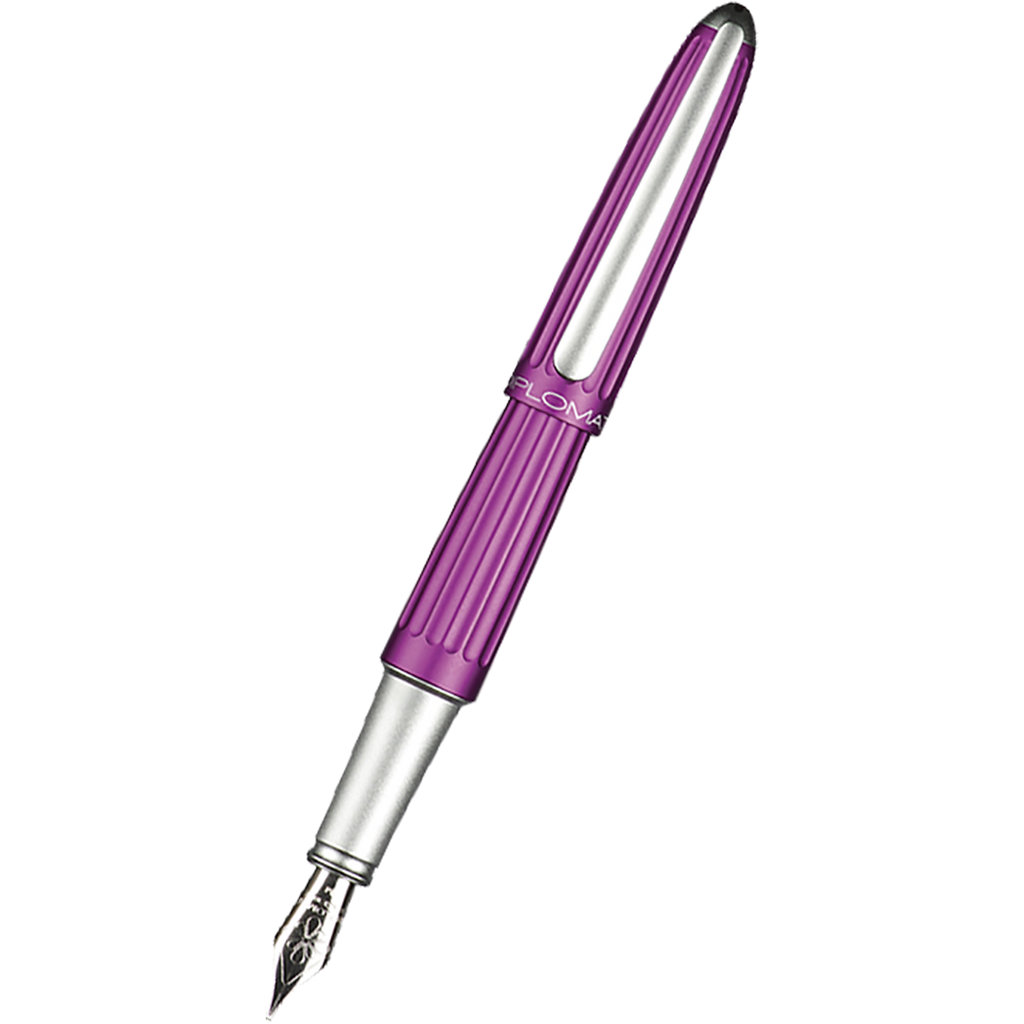 Diplomat Aero violet Fountain Pen-Pen Boutique Ltd