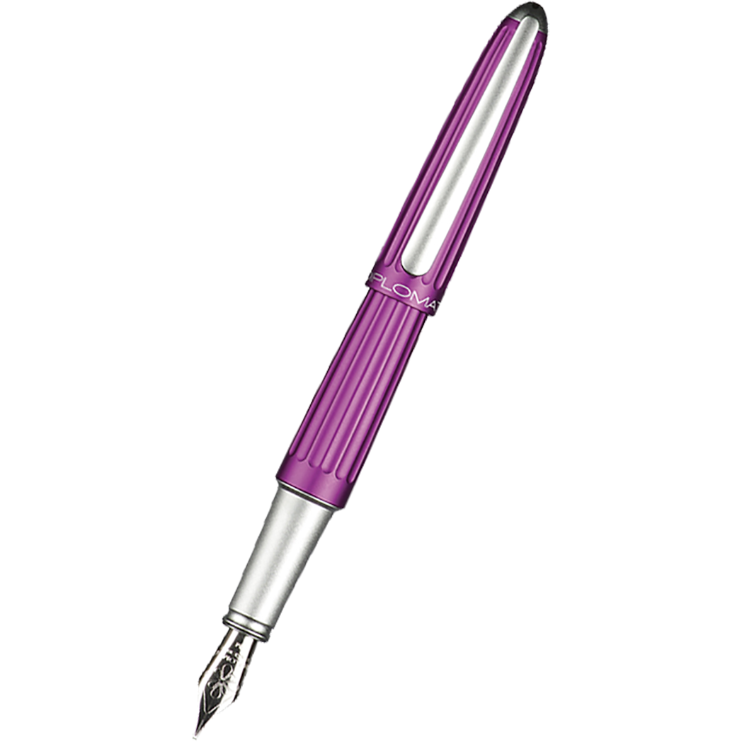 Diplomat Aero violet Fountain Pen-Pen Boutique Ltd