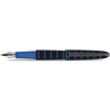 Diplomat Elox Ring Fountain Pen - Blue - 14K Gold Nib - Pen Boutique Ltd