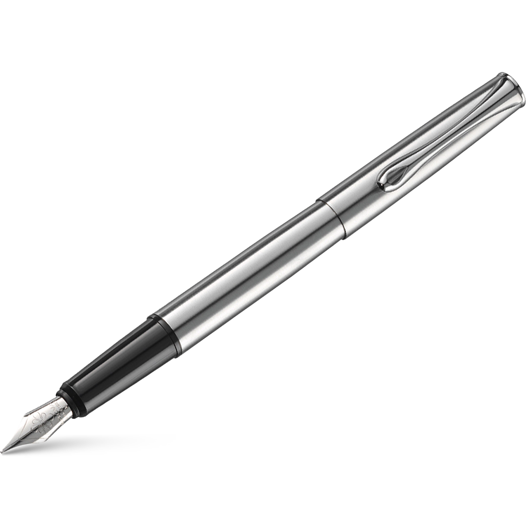 Diplomat Esteem Fountain Pen - Matte Chrome-Pen Boutique Ltd