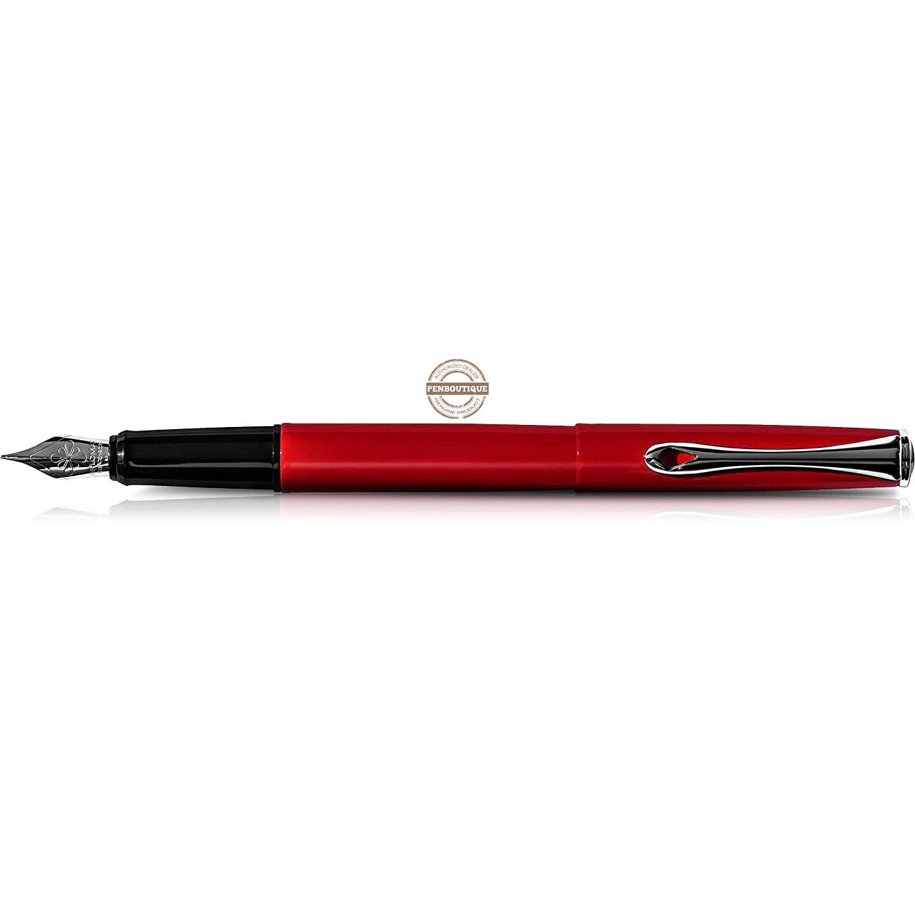 Diplomat Esteem Fountain Pen - Red - Pen Boutique Ltd