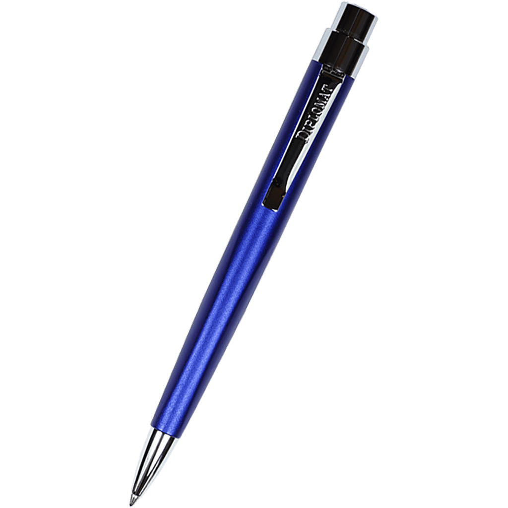 Diplomat Magnum Ballpoint Pen - Indigo Blue - Pen Boutique Ltd
