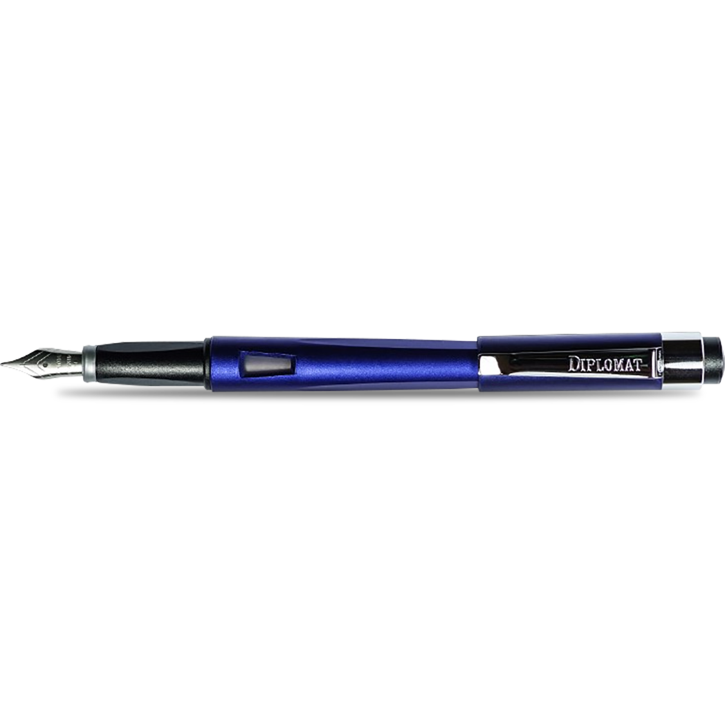 Diplomat Magnum Fountain Pen - Indigo Blue-Pen Boutique Ltd