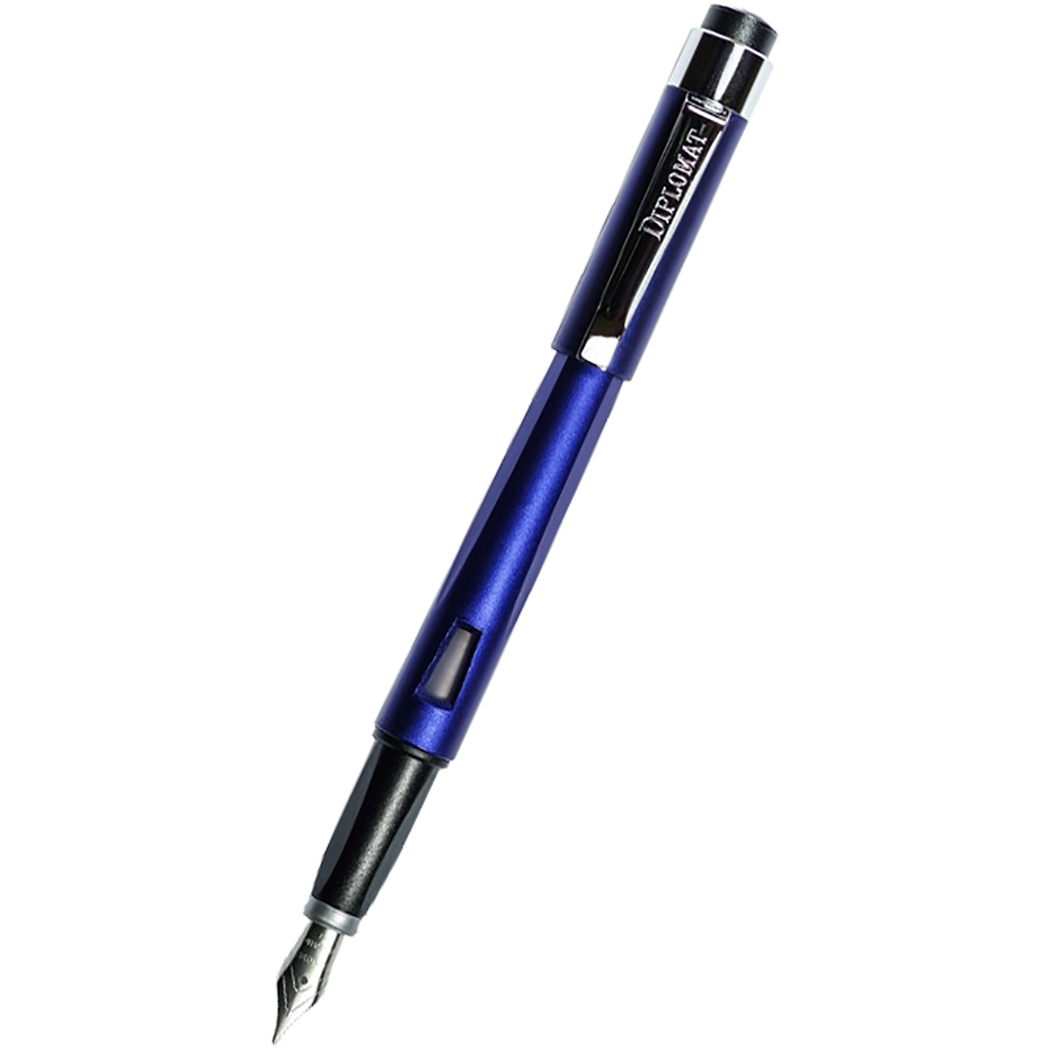 Diplomat Magnum Fountain Pen - Indigo Blue-Pen Boutique Ltd