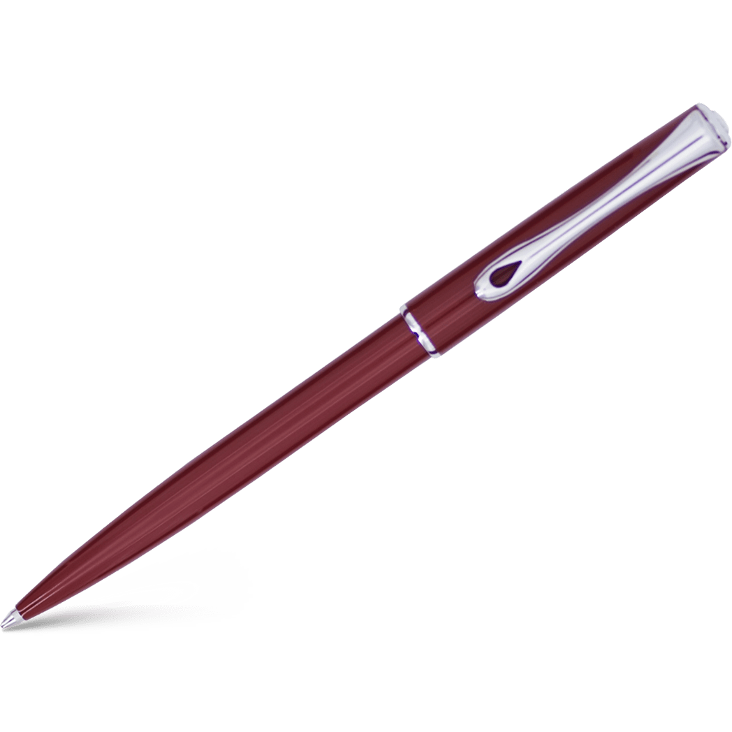 Diplomat Traveller EasyFLOW Ballpoint Pen - Dark Red - Pen Boutique Ltd