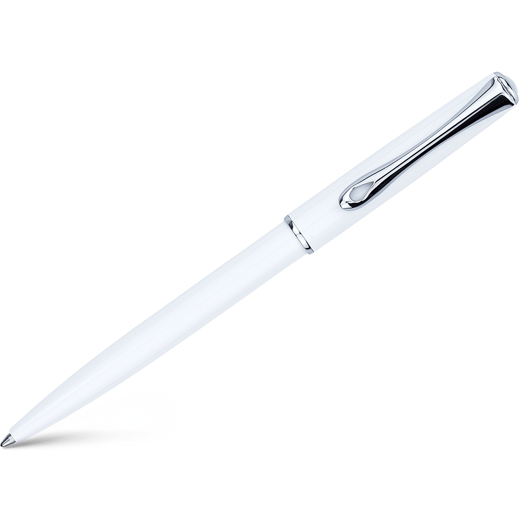 Diplomat Traveller EasyFLOW Ballpoint Pen - Snowwhite - Pen Boutique Ltd
