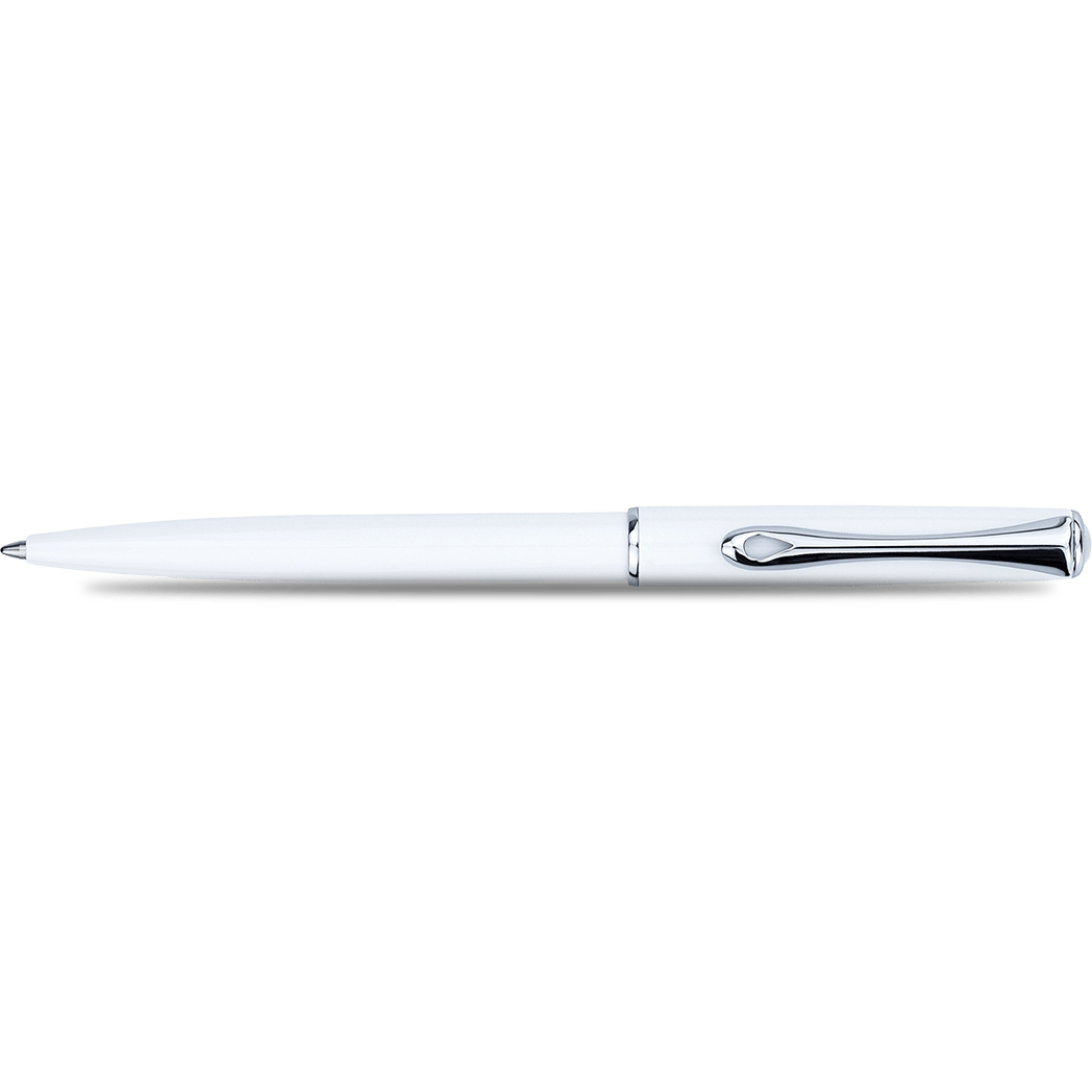 Diplomat Traveller EasyFLOW Ballpoint Pen - Snowwhite - Pen Boutique Ltd