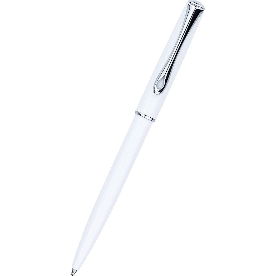 Diplomat Traveller EasyFLOW Ballpoint Pen - Snowwhite - Pen Boutique Ltd