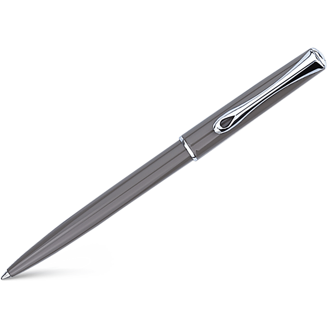Diplomat Traveller EasyFLOW Ballpoint Pen - Taupe Grey - Pen Boutique Ltd